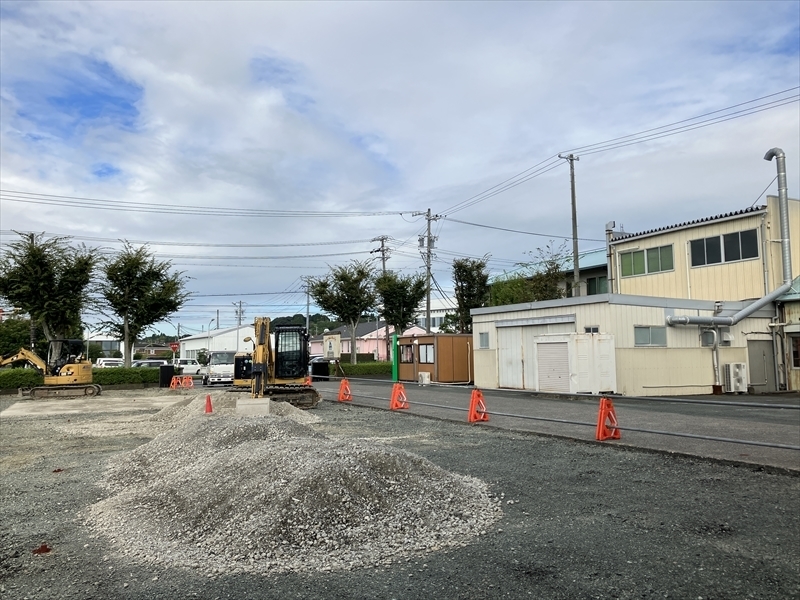 本社敷地内より