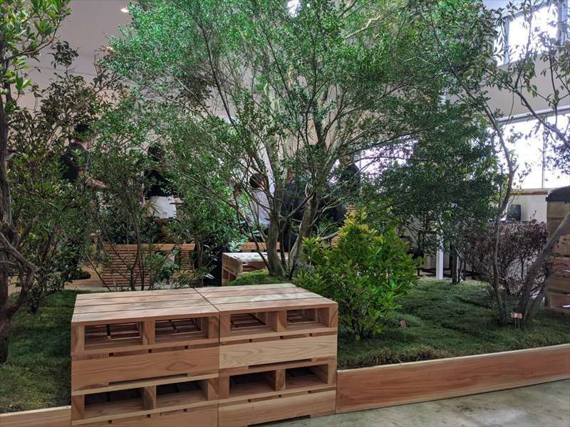 展示会にて弊社の木製パレットをご利用いただきました - 梱包・包装