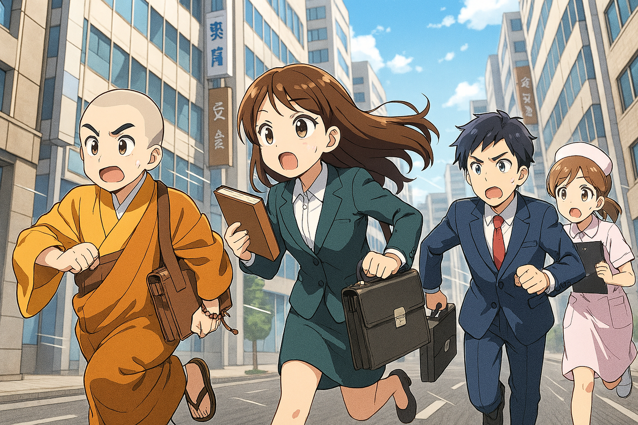 生成AIによる師走のイメージ図