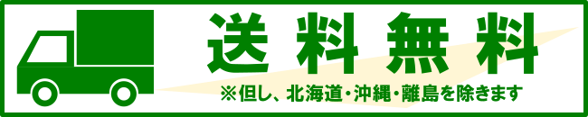 送料無料、但し北海道・沖縄・離島を除く