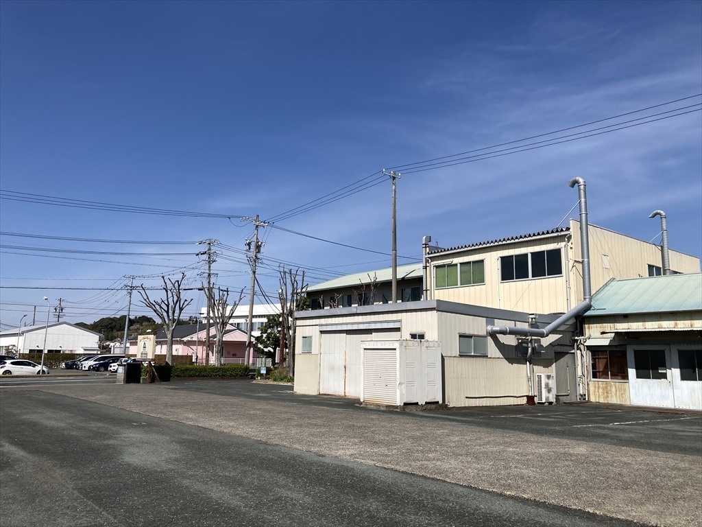 本社敷地内より