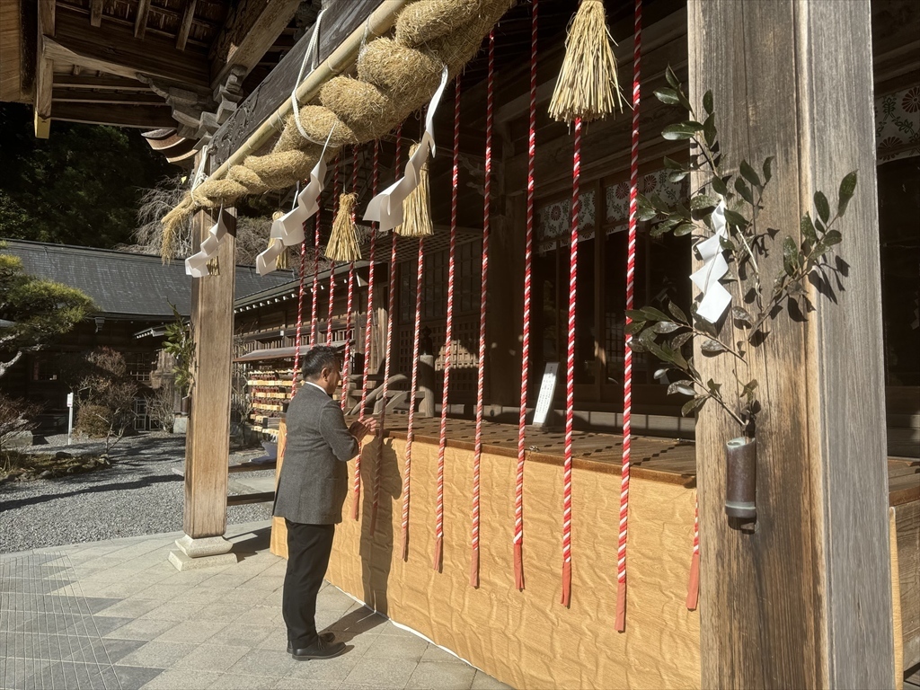 小國神社初詣