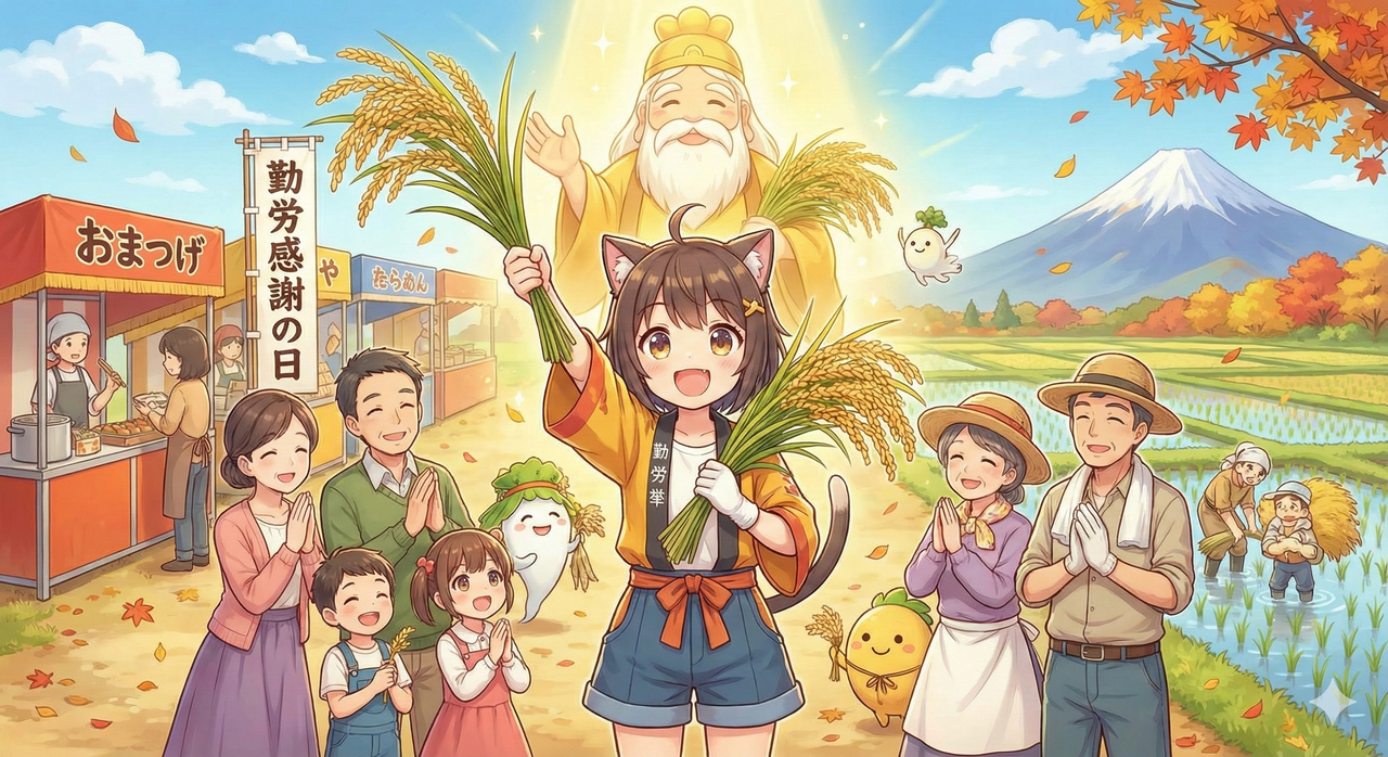 勤労感謝の日の生成AI画像