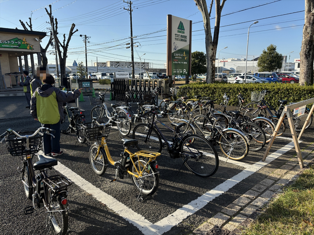 自転車安全教育の準備