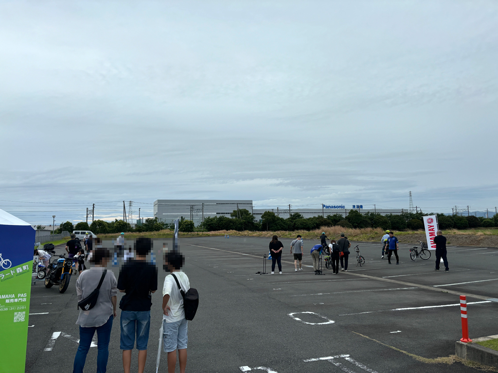 ヤマハ袋井夏祭りPAS試乗会場