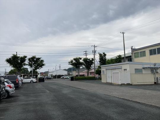 本社敷地内より撮影