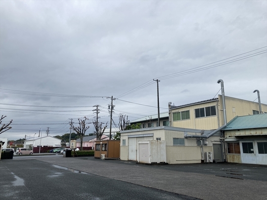 本社敷地内より