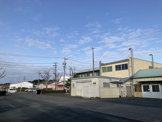 本社敷地内より
