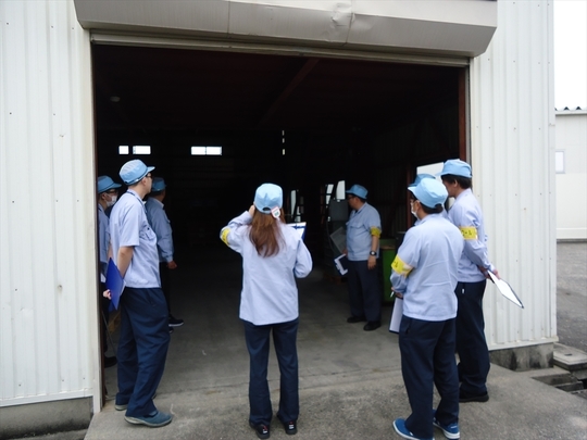 安全パトロールの様子